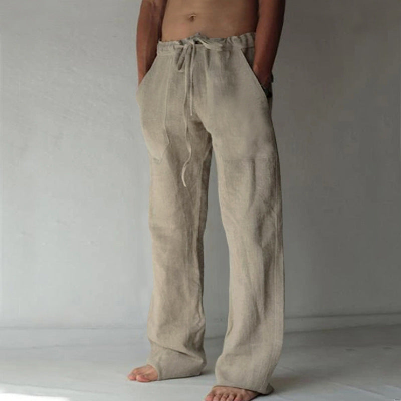Alpenfeld | Herren Freizeithose im Japanischen Stil – Locker, Atmungsaktiv & Modern für Alltag und Urlaub