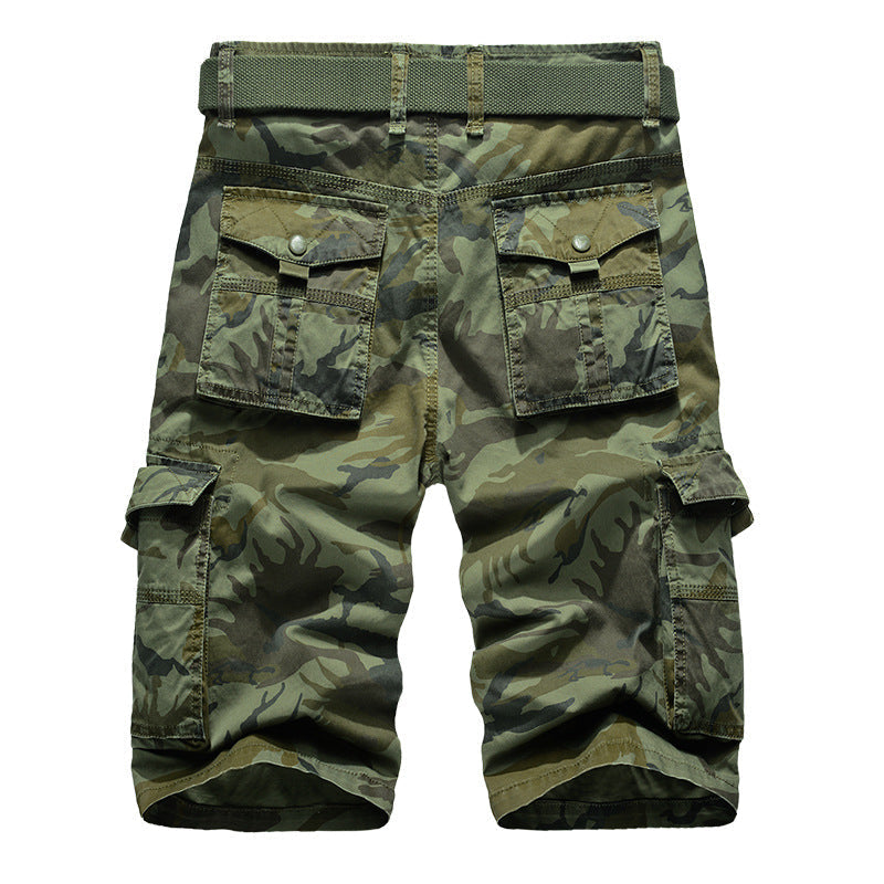 Sommerfeld | Lässige Baumwoll Camouflage Herren Shorts (1 kaufen, 1 GRATIS dazu)