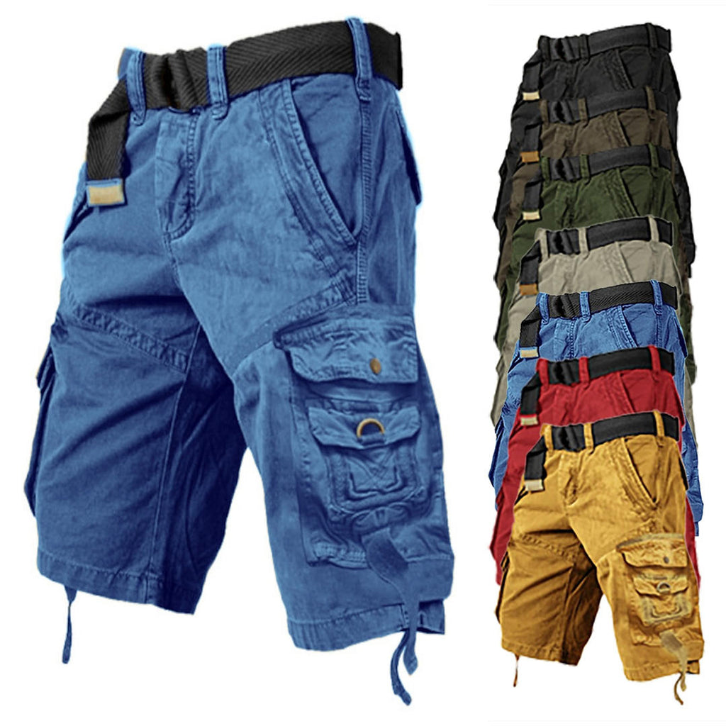 Herren Cargo-Shorts mit mehreren Taschen – Jetzt 2 Stück kaufen und heute kostenlosen Versand erhalten!