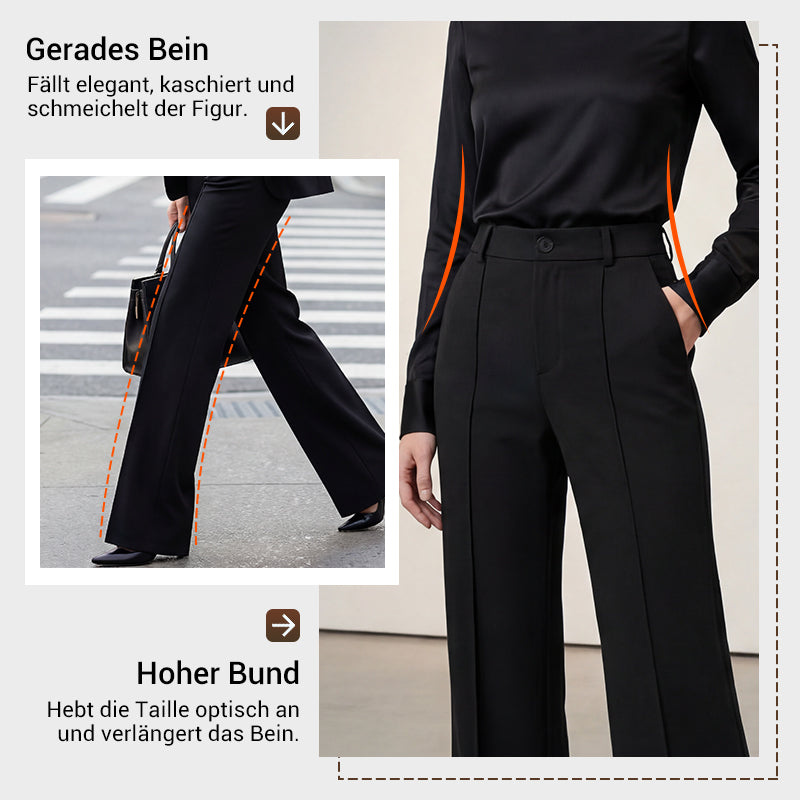 Alpenfeld | Damen Anzughose mit hoher Taille (1 kaufen, 1 GRATIS dazu)