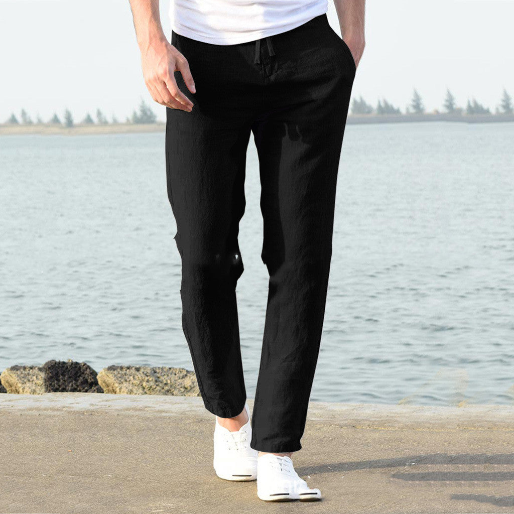 Alpenfeld | Herren Freizeithose mit elastischem Bund – Bequeme und stilvolle Stoffhose für Alltag und Urlaub