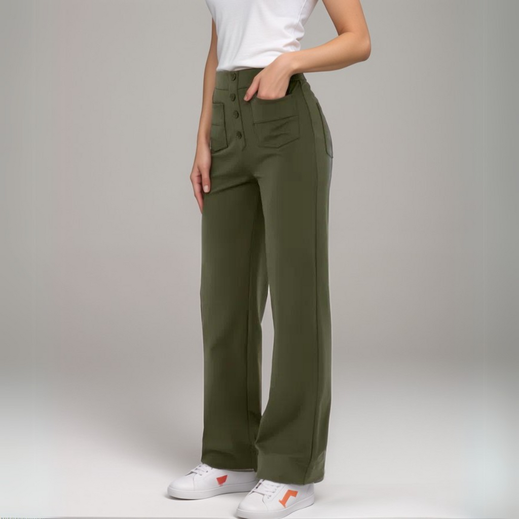 Alpenfeld | Elastische Hose mit hoher Taille