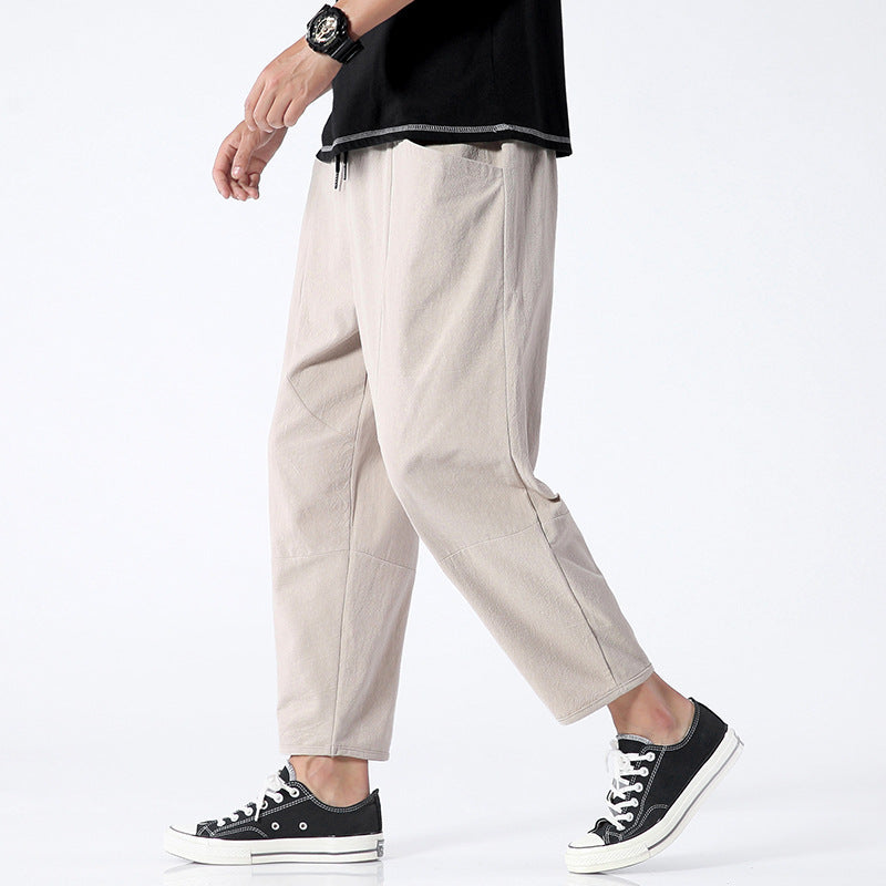 Alpenfeld | Herren Freizeithose im Harem-Stil – Locker, Modern, Bequem für Alltag und Streetwear
