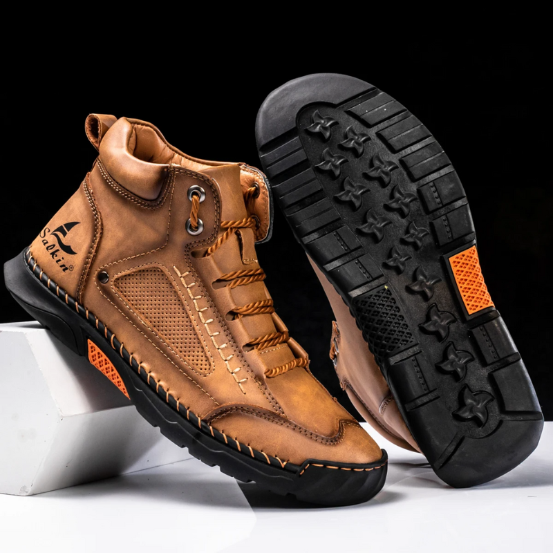 Alpenfeld | St. Moritz Leder High Top Schuhe