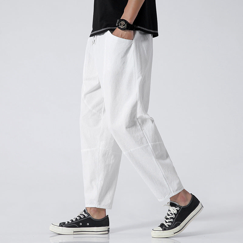 Alpenfeld | Herren Freizeithose im Harem-Stil – Locker, Modern, Bequem für Alltag und Streetwear