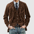 Andrei Cord-Jacke + Weste Set