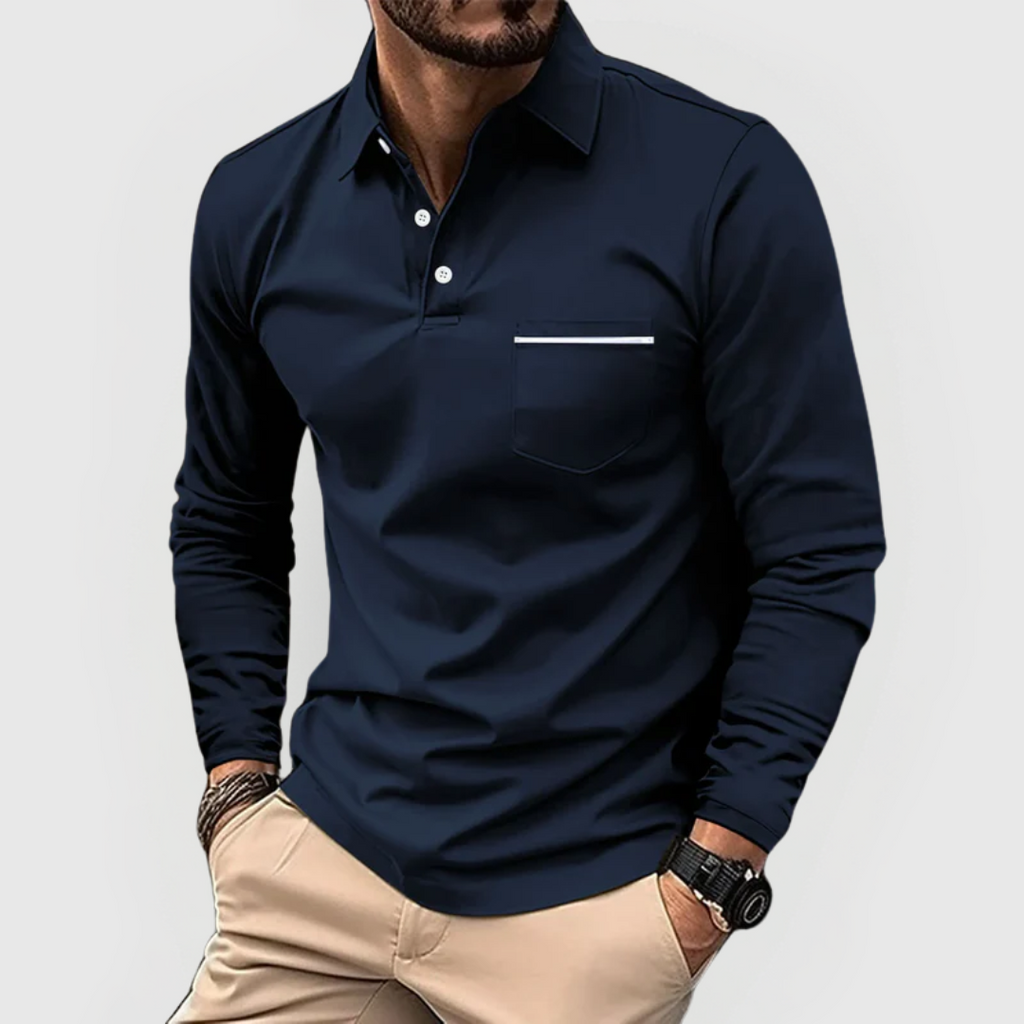 Alpenfeld | Elegantes und bequemes Polo mit praktischer Tasche