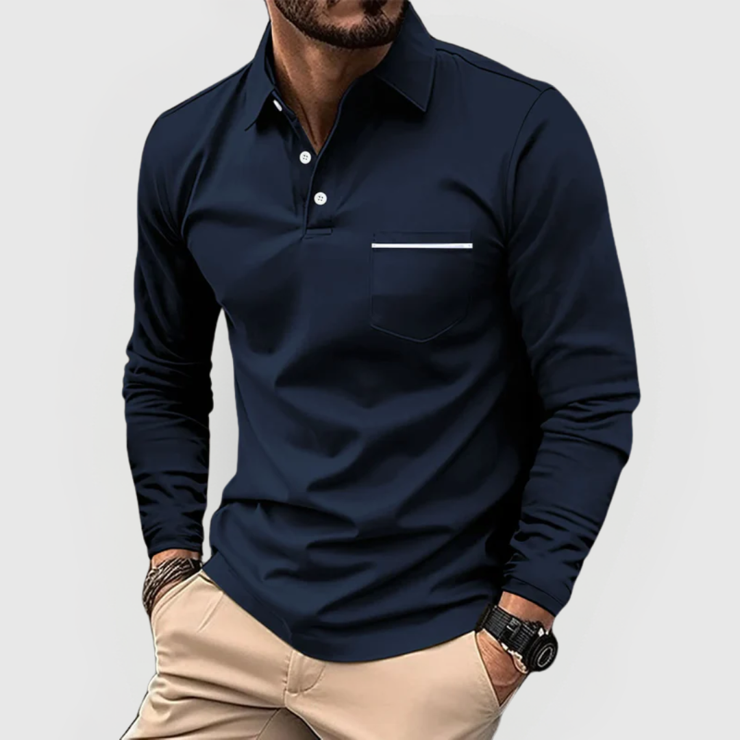 Alpenfeld | Elegantes und bequemes Polo mit praktischer Tasche