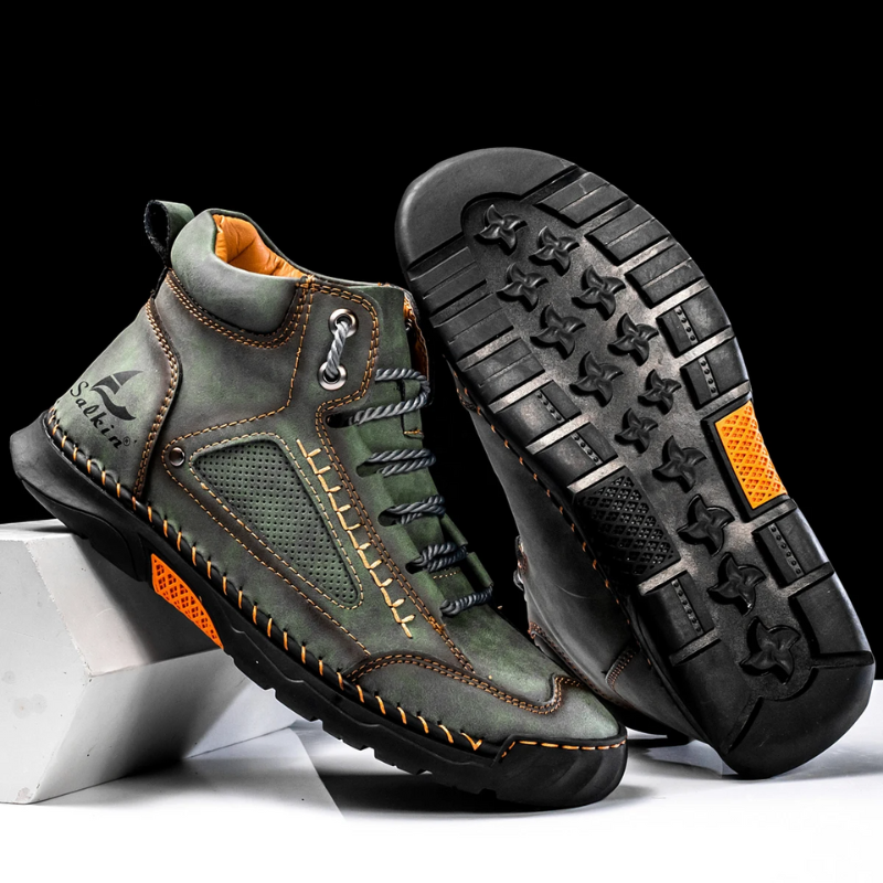 Alpenfeld | St. Moritz Leder High Top Schuhe