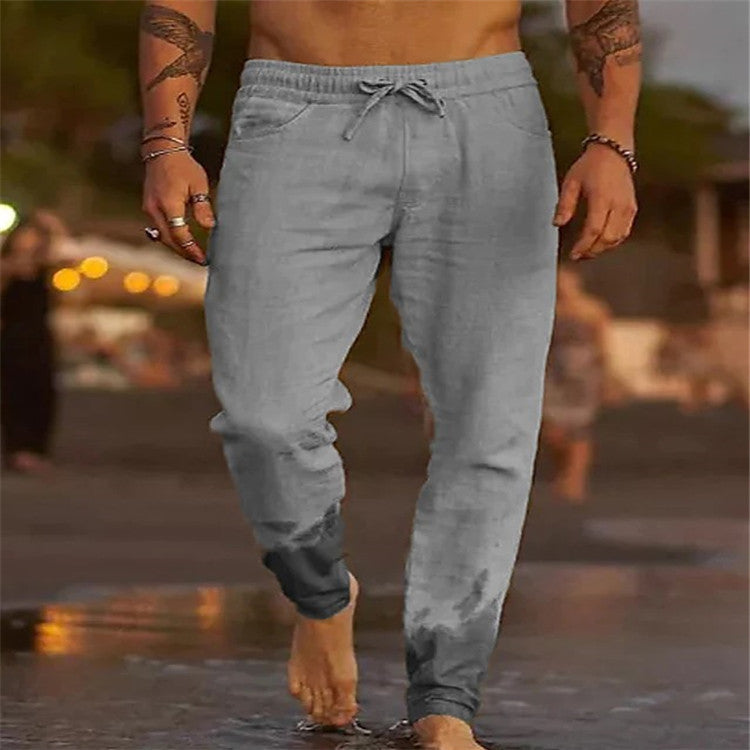 Alpenfeld | Lässige Herren Strandhose aus Baumwolle