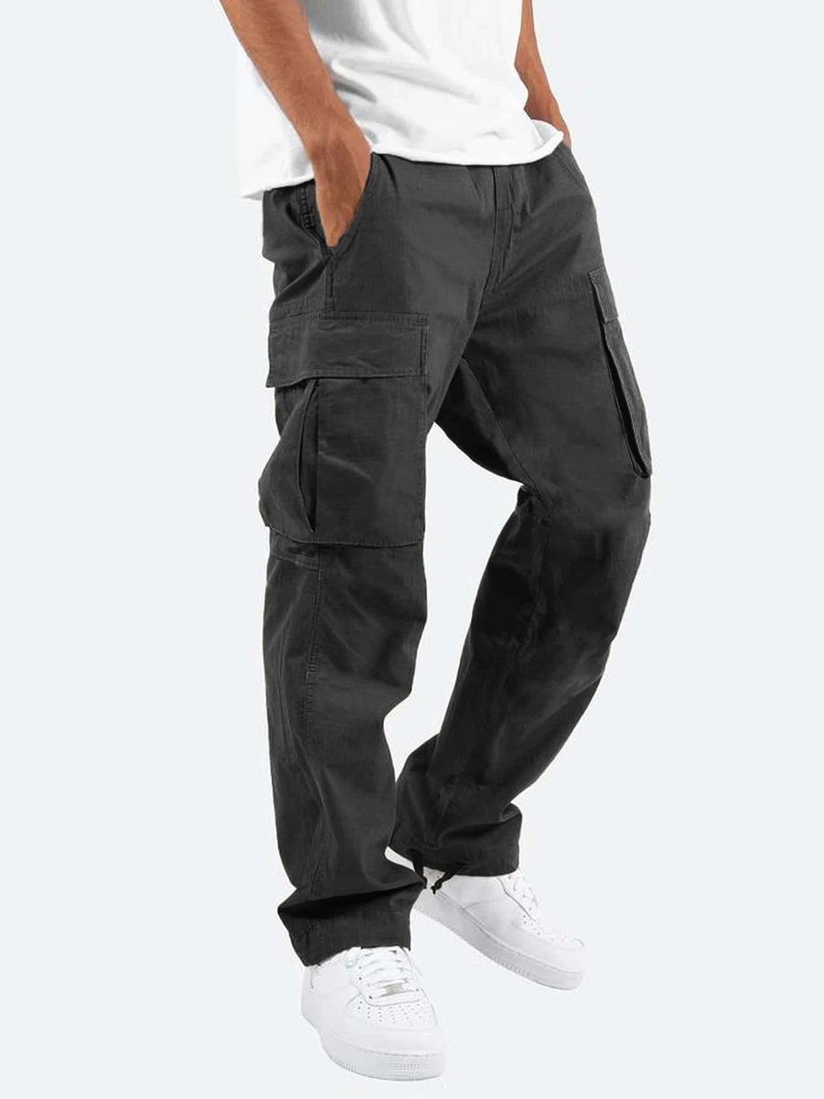 Alpenfeld | Herren Cargo-Hose mit weitem Schnitt – Freizeit & Utility-Hose