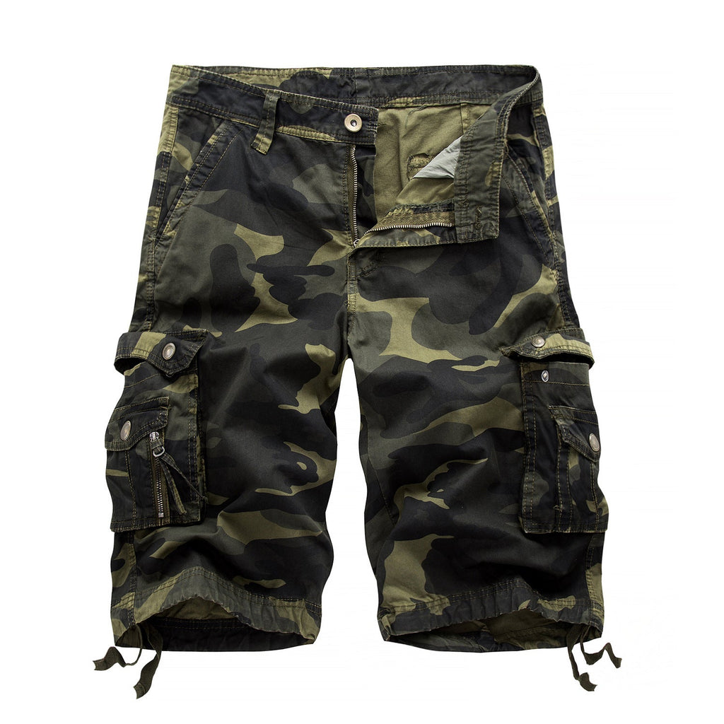Sommerfeld | Herren Outdoor-Camouflage-Cargoshorts (1 kaufen, 1 GRATIS dazu)