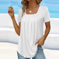 Nami | Fließende Bluse mit Karree-Ausschnitt