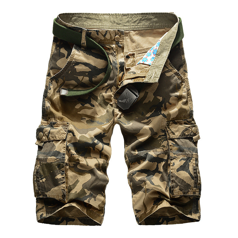 Sommerfeld | Lässige Baumwoll Camouflage Herren Shorts (1 kaufen, 1 GRATIS dazu)