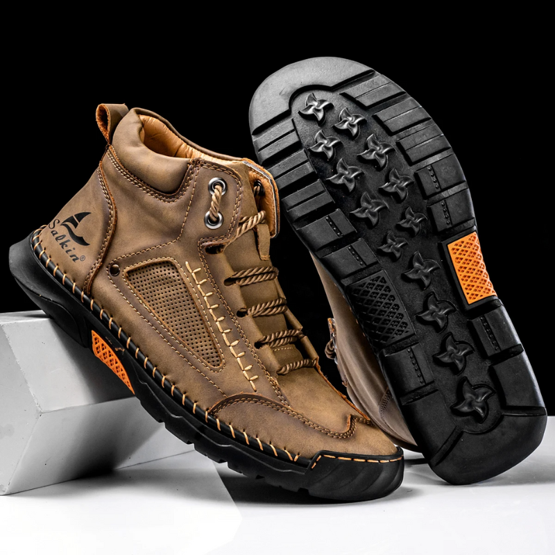 Alpenfeld | St. Moritz Leder High Top Schuhe