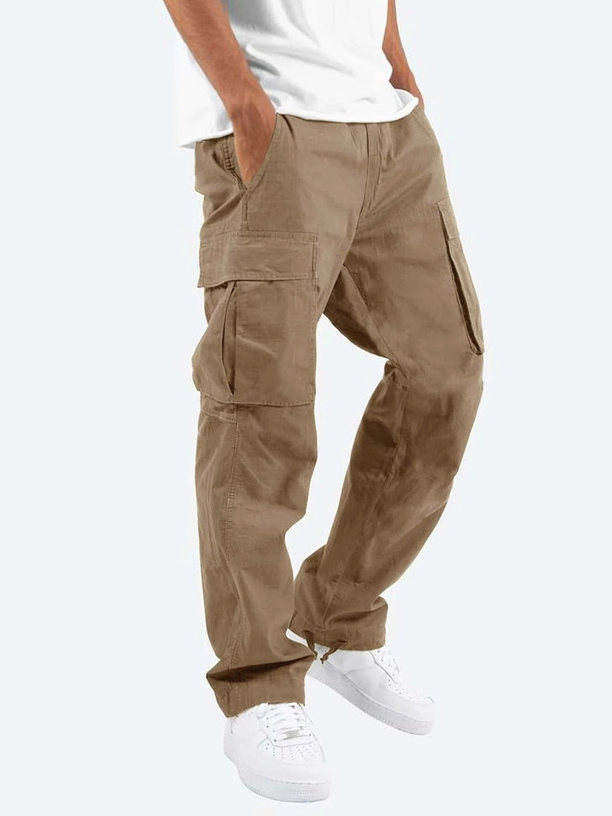 Alpenfeld | Herren Cargo-Hose mit weitem Schnitt – Freizeit & Utility-Hose