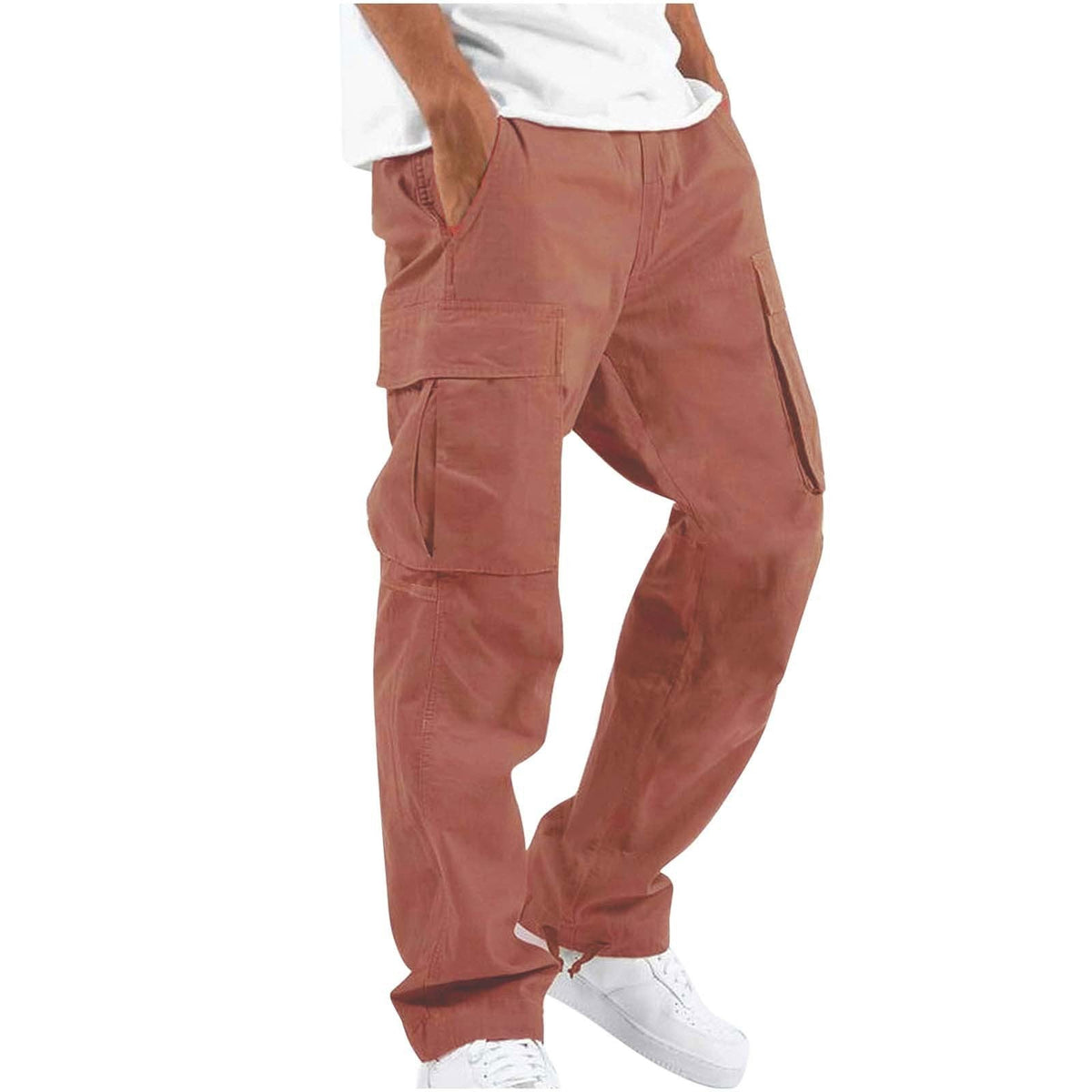 Alpenfeld | Herren Cargo-Hose mit weitem Schnitt – Freizeit & Utility-Hose