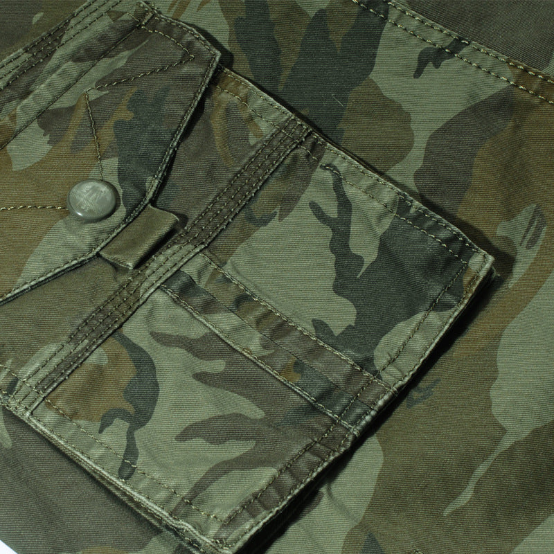 Sommerfeld | Lässige Baumwoll Camouflage Herren Shorts (1 kaufen, 1 GRATIS dazu)