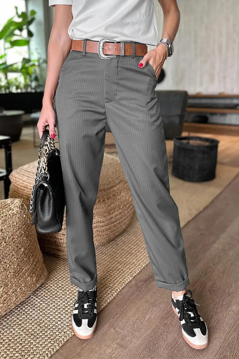 Alpenfeld | ELEGANTE, FIGURSCHMEICHELNDE HOSE MIT STREIFEN
