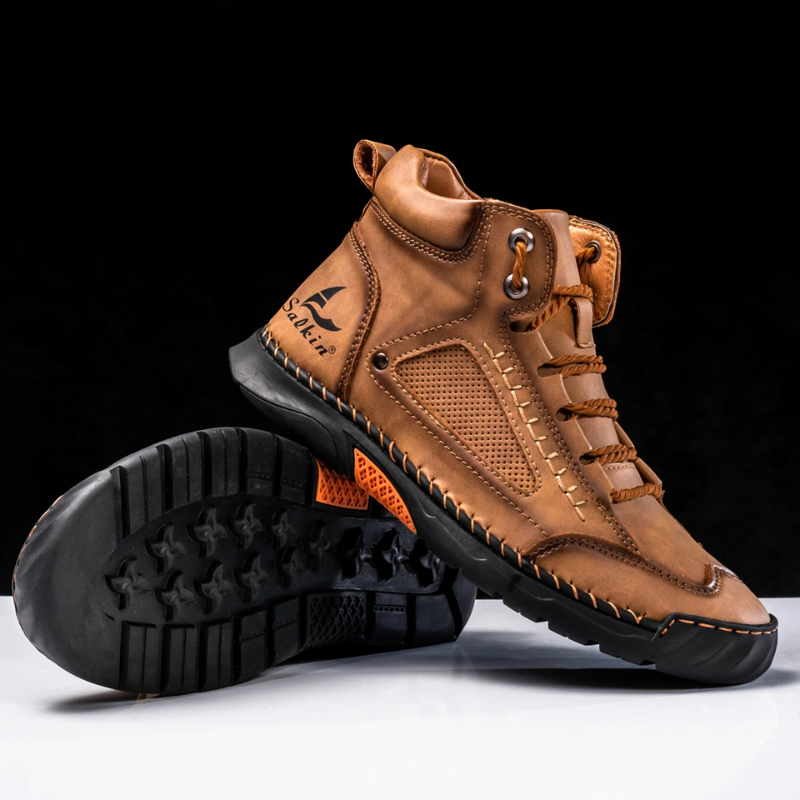 Alpenfeld | St. Moritz Leder High Top Schuhe