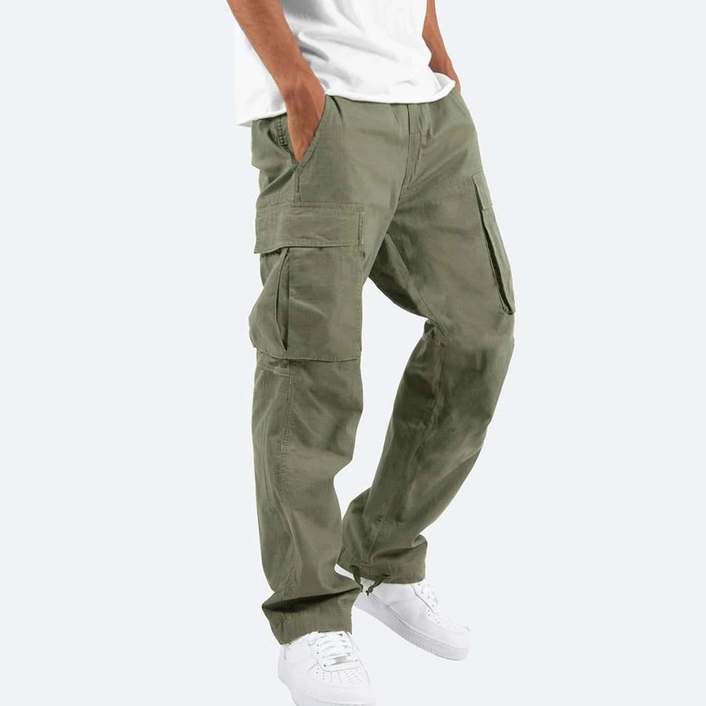 Alpenfeld | Herren Cargo-Hose mit weitem Schnitt – Freizeit & Utility-Hose