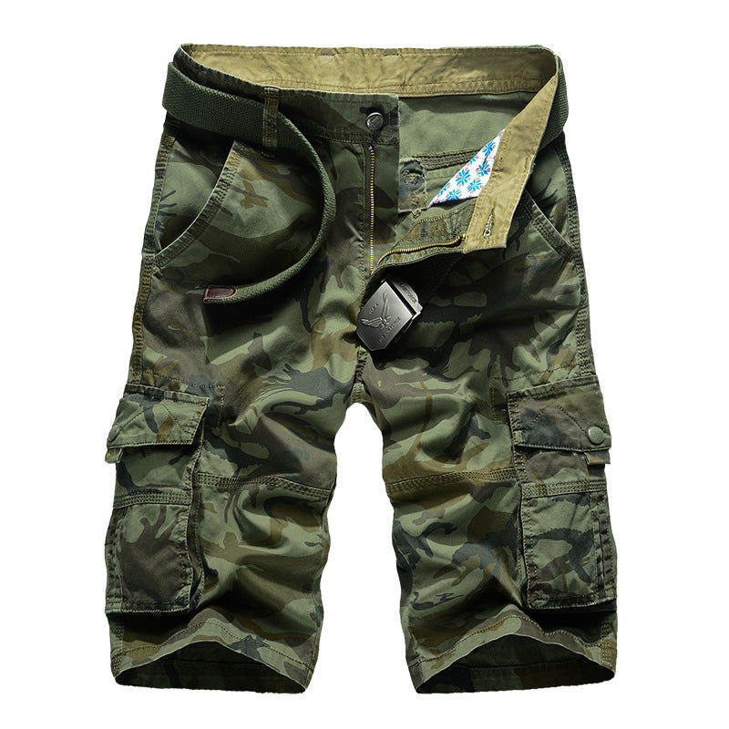 Sommerfeld | Lässige Baumwoll Camouflage Herren Shorts (1 kaufen, 1 GRATIS dazu)