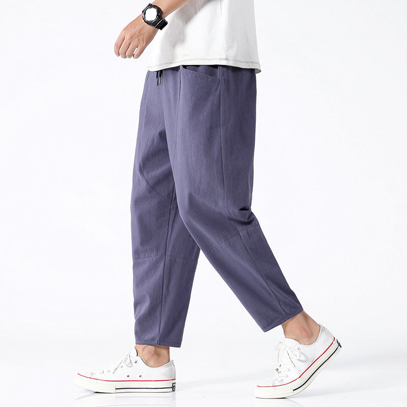Alpenfeld | Herren Freizeithose im Harem-Stil – Locker, Modern, Bequem für Alltag und Streetwear
