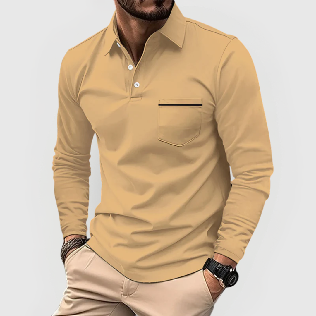 Alpenfeld | Elegantes und bequemes Polo mit praktischer Tasche
