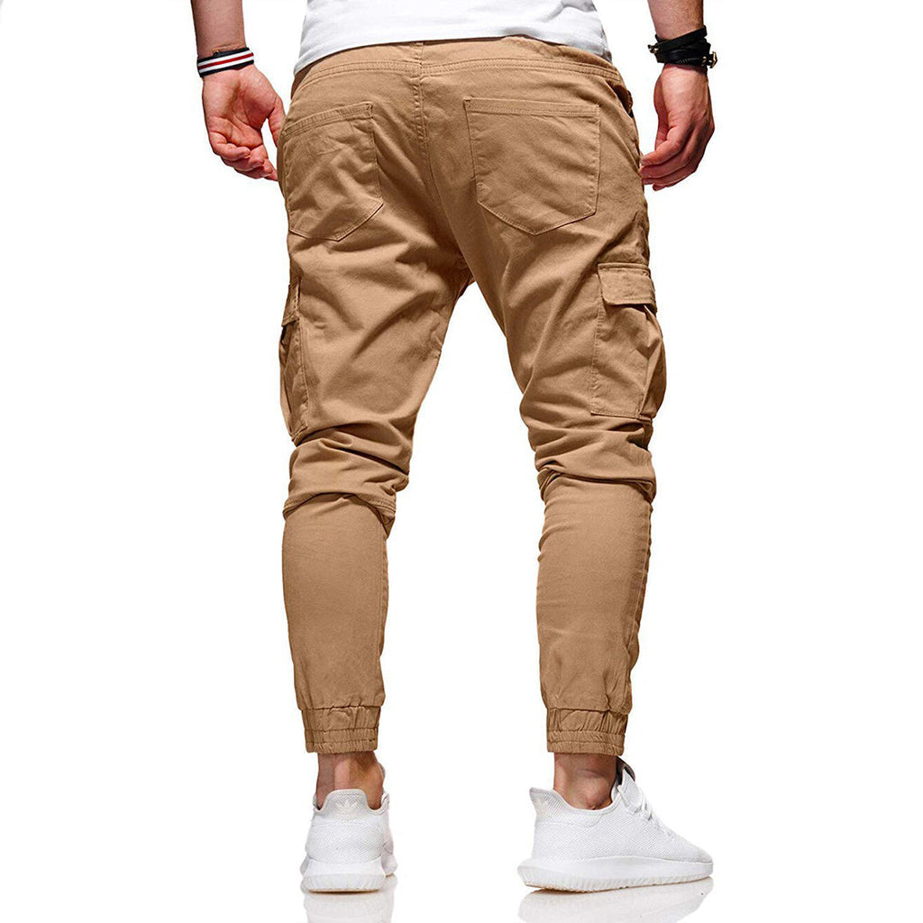 Alpenfeld | Herren Cargo Jogginghose – Moderne Streetwear Freizeithose mit Taschen und Elastikbund, Outdoor & Alltag