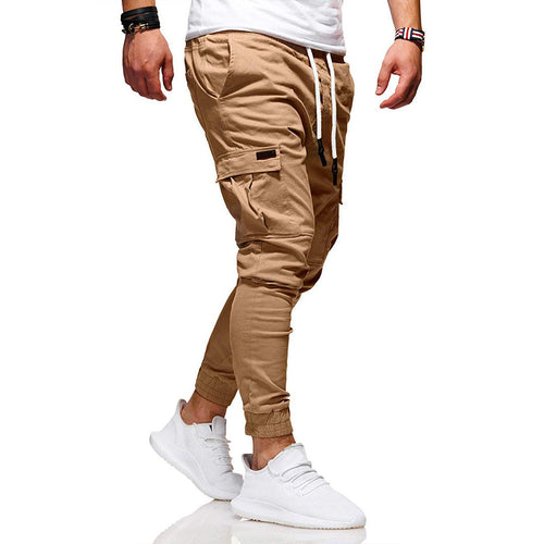 Alpenfeld | Herren Cargo Jogginghose – Moderne Streetwear Freizeithose mit Taschen und Elastikbund, Outdoor & Alltag