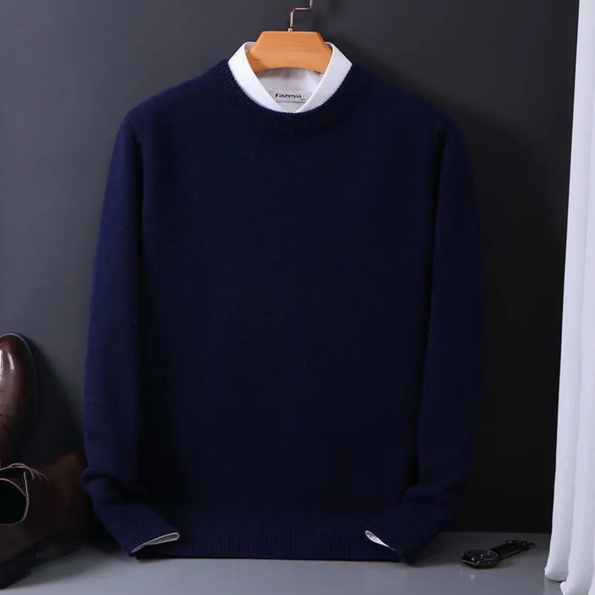 Alpenfeld | Klassischer Kaschmirpullover
