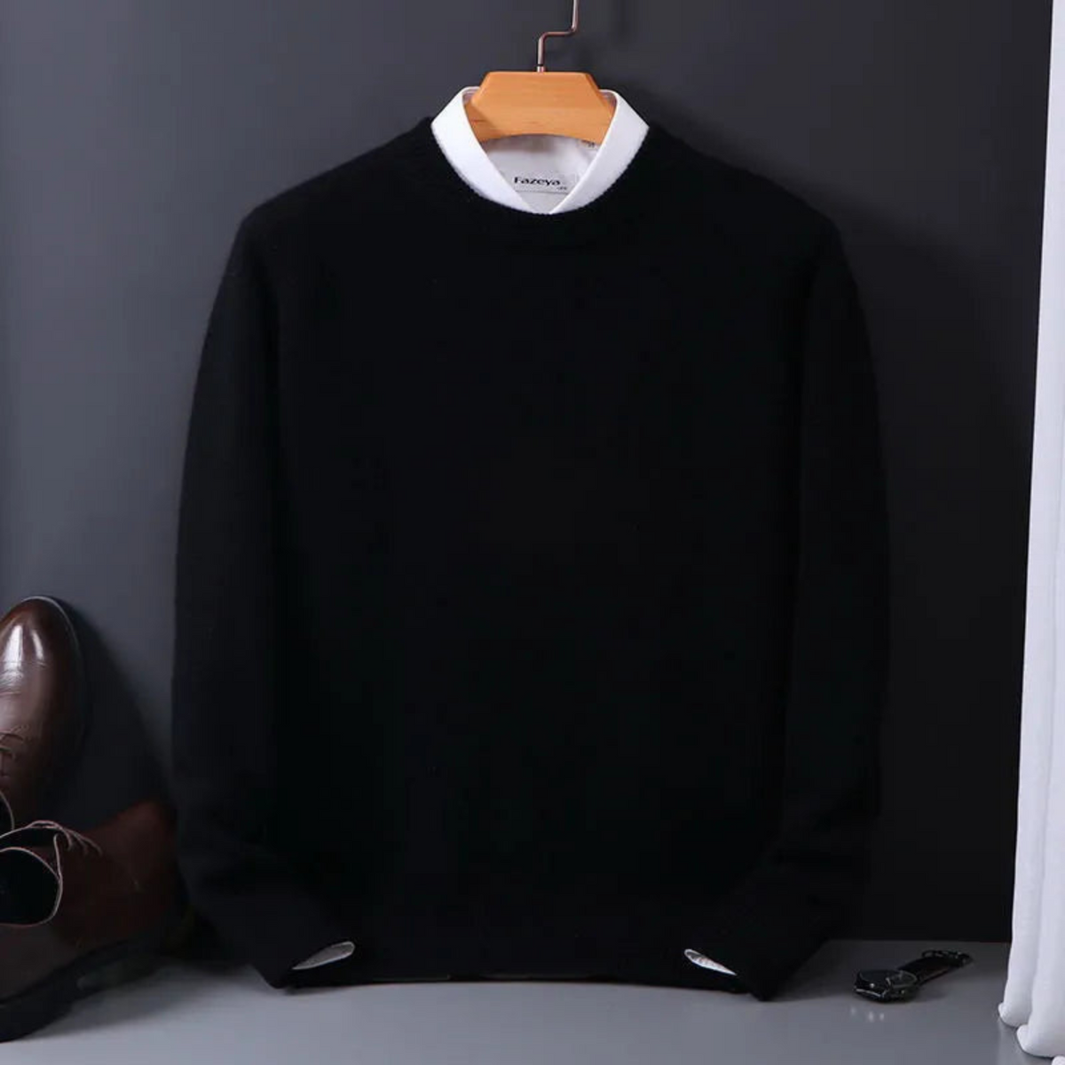 Alpenfeld | Klassischer Kaschmirpullover