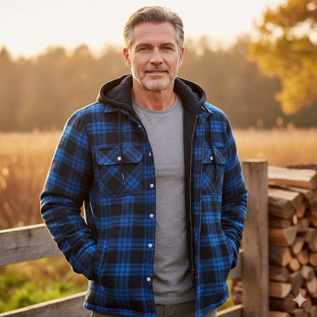Arend – Warme Herrenjacke aus Premium Wollmix