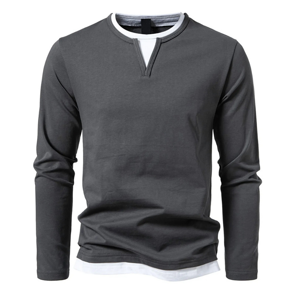 Alpenfeld | Langärmeliges Baumwoll-T-Shirt