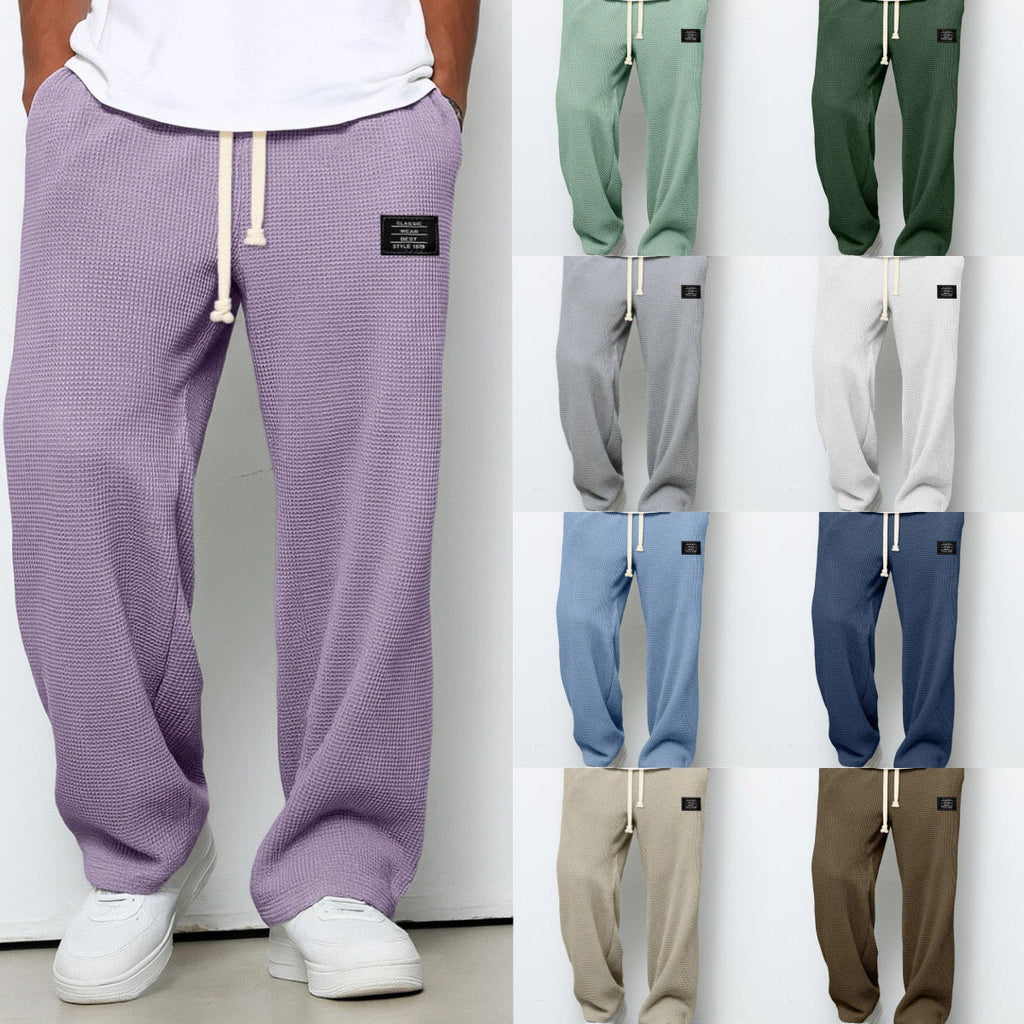 Alpenfeld | Lässige Herren-Freizeithose mit verstellbarem Bund (1 Kaufen, 1 GRATIS dazu)