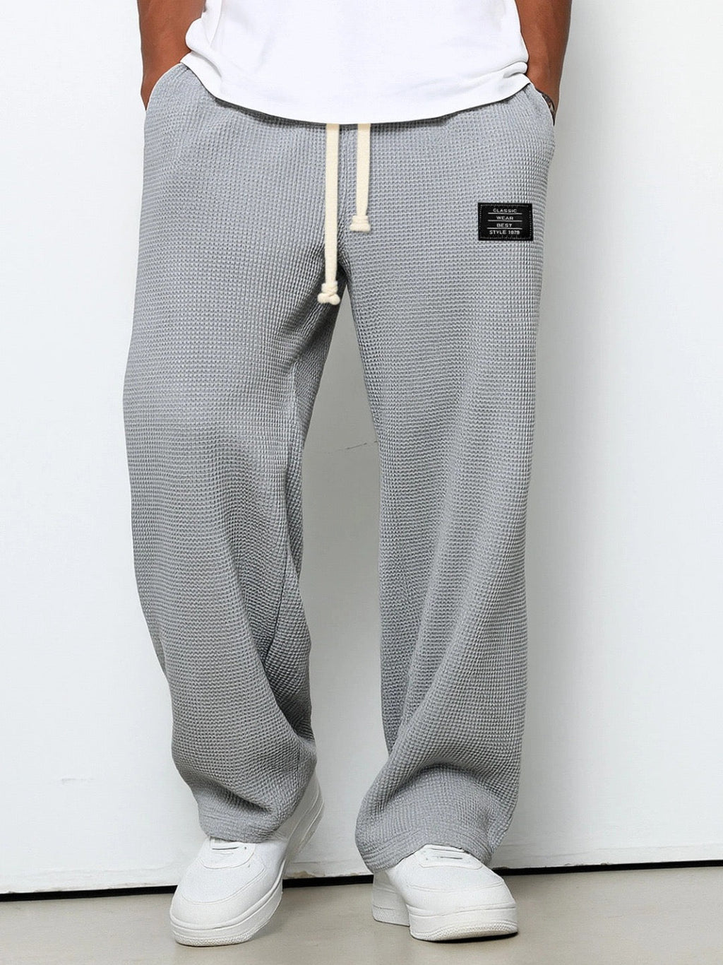 Alpenfeld | Lässige Herren-Freizeithose mit verstellbarem Bund (1 Kaufen, 1 GRATIS dazu)
