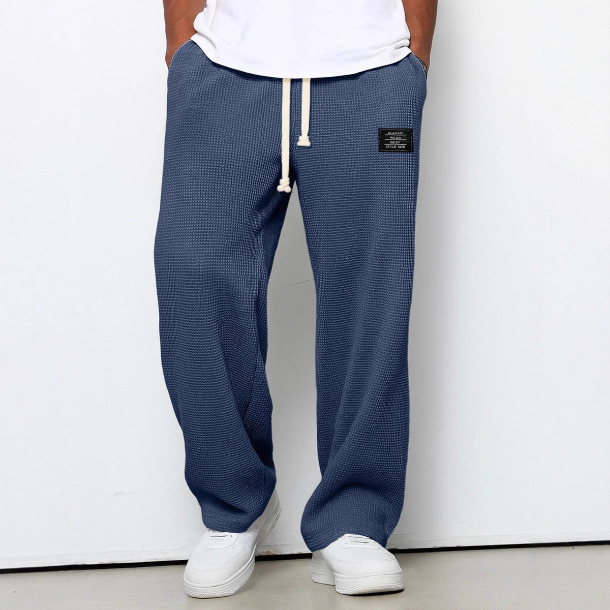 Alpenfeld | Lässige Herren-Freizeithose mit verstellbarem Bund (1 Kaufen, 1 GRATIS dazu)