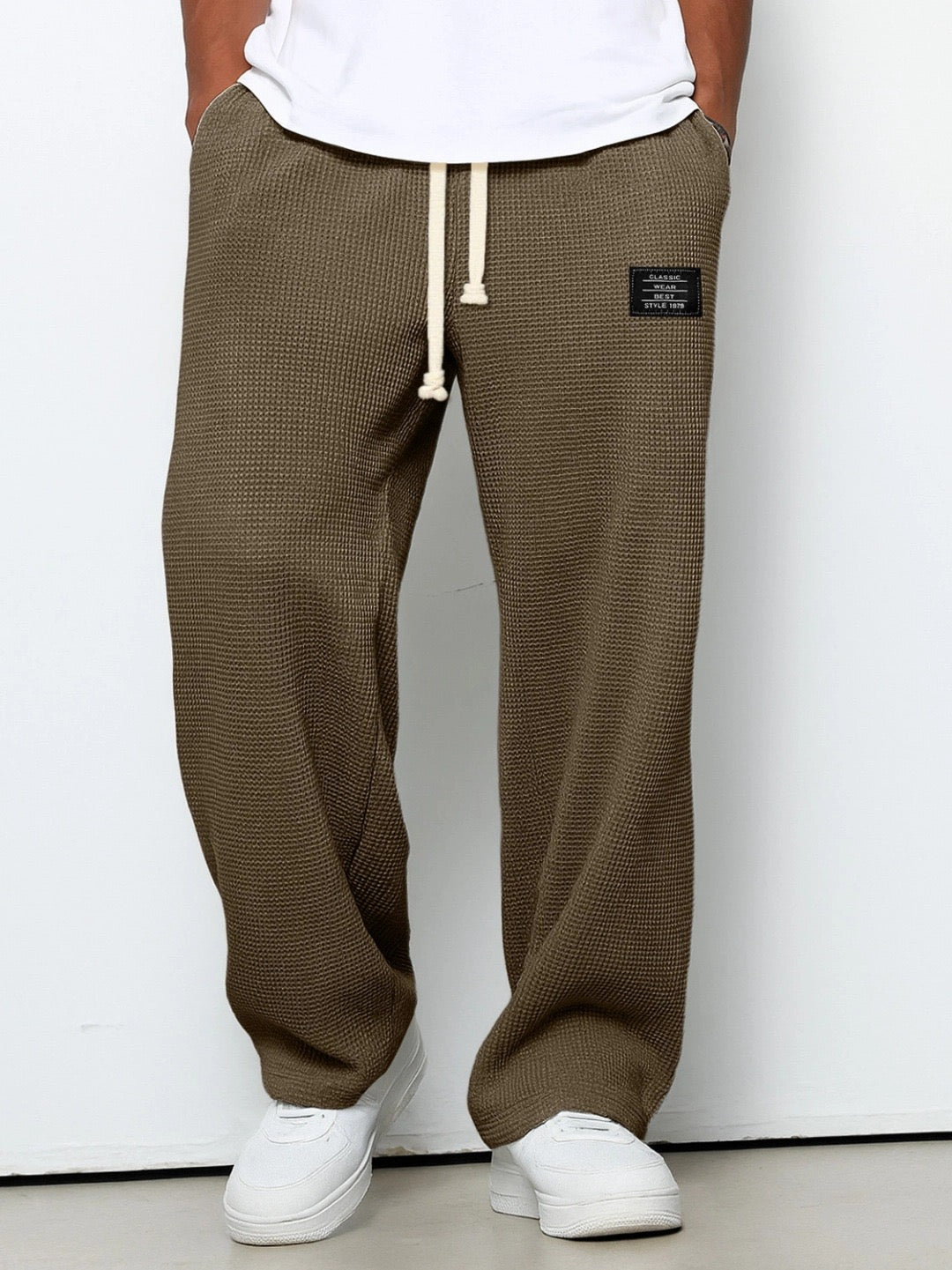 Alpenfeld | Lässige Herren-Freizeithose mit verstellbarem Bund (1 Kaufen, 1 GRATIS dazu)