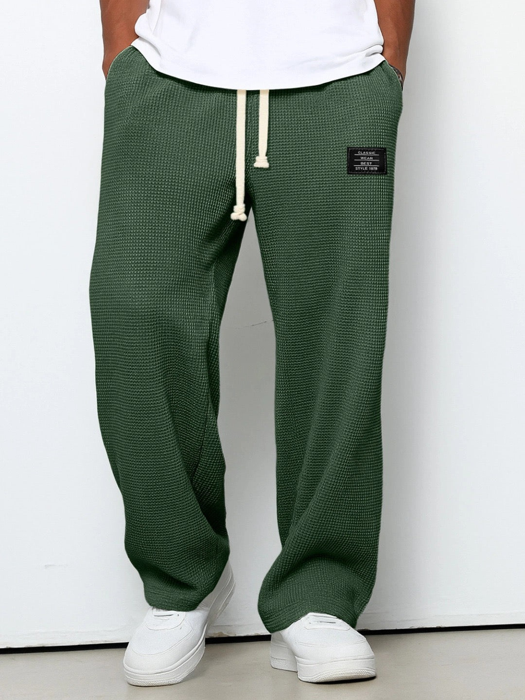 Alpenfeld | Lässige Herren-Freizeithose mit verstellbarem Bund (1 Kaufen, 1 GRATIS dazu)