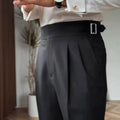 Alpenfeld | Ellis - Klassische Hose Mit Hoher Taille Und Schnallenverschluss Für Herren