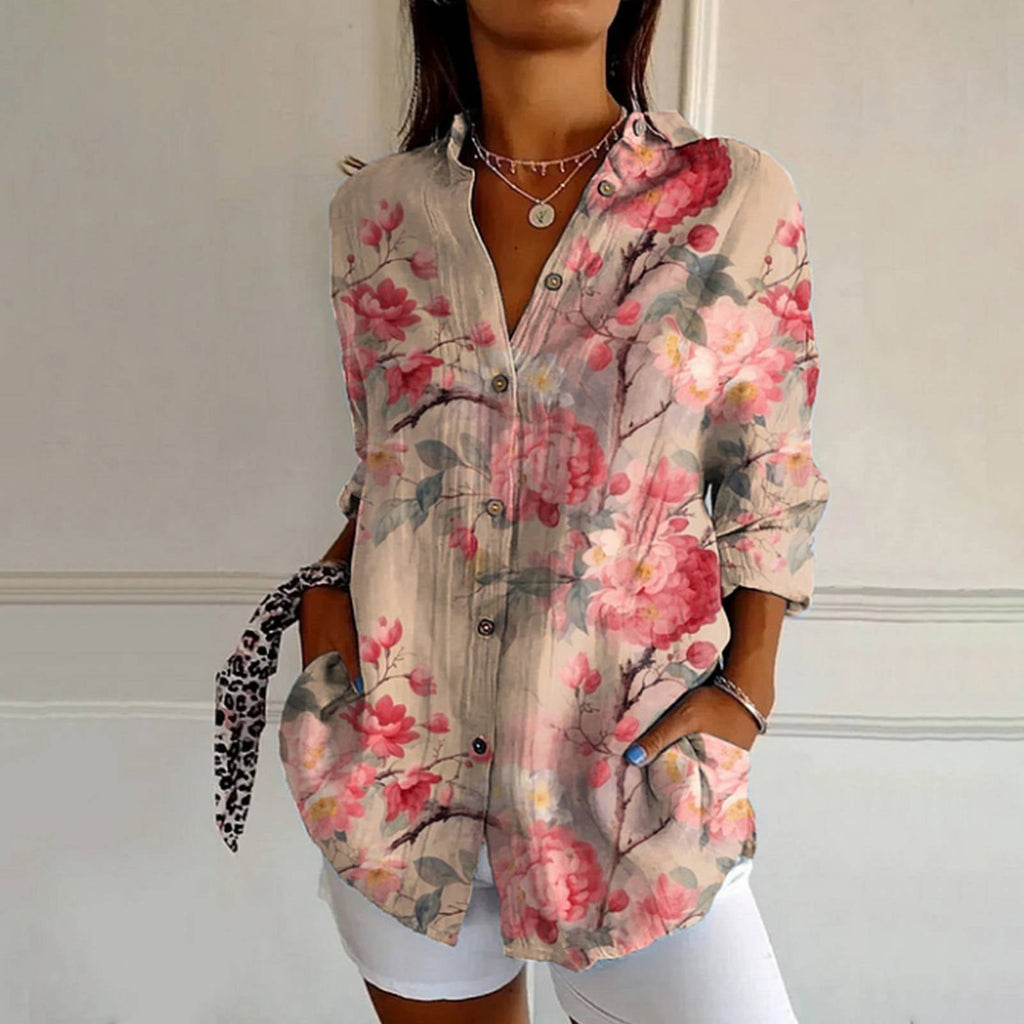 Mayla | Vintage Blumenbluse