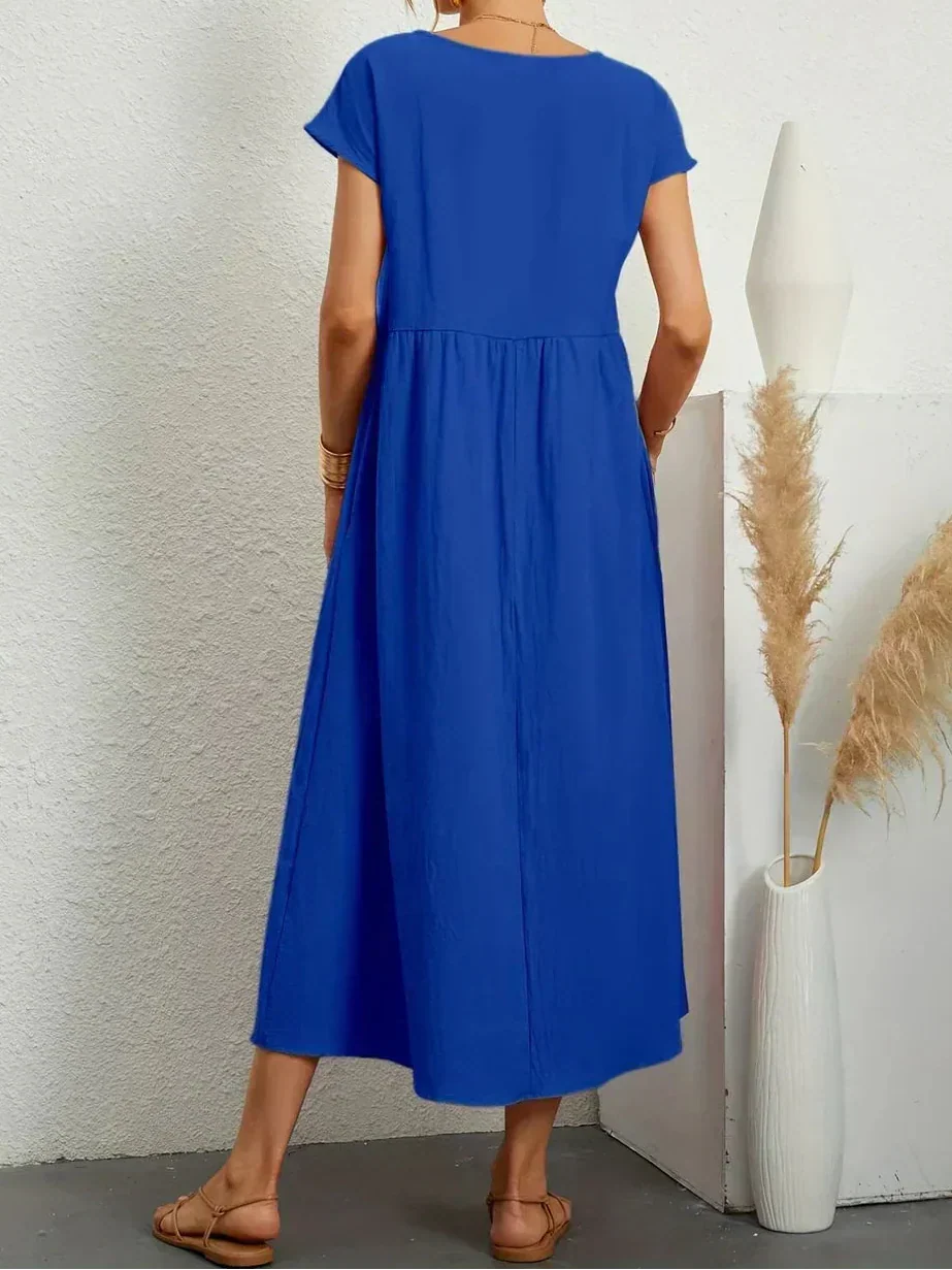Anna™ – Entspanntes & Stylishes Midikleid