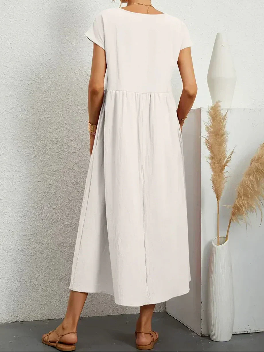 Anna™ – Entspanntes & Stylishes Midikleid