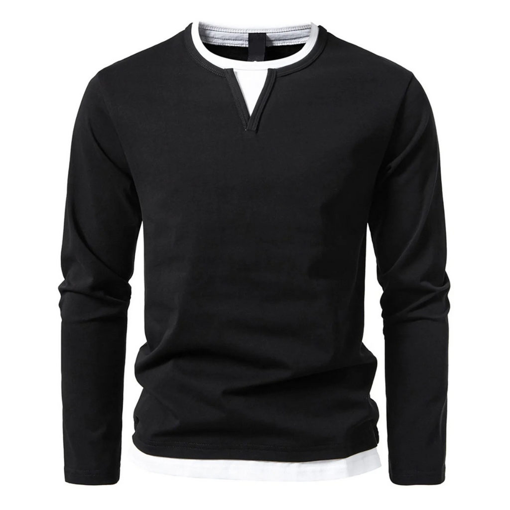 Alpenfeld | Langärmeliges Baumwoll-T-Shirt