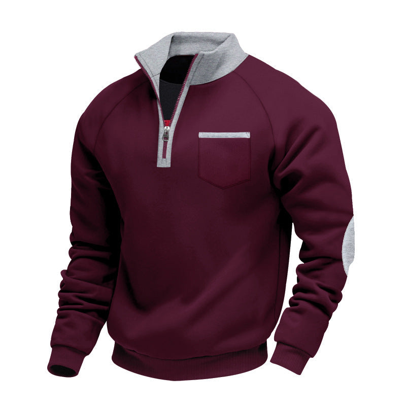 Alpenfeld | Herren-Fleece-Half-Zip-Pullover