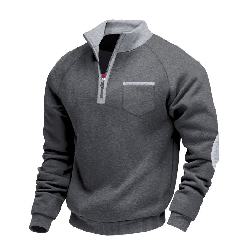 Alpenfeld | Herren-Fleece-Half-Zip-Pullover