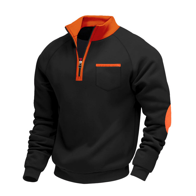 Alpenfeld | Herren-Fleece-Half-Zip-Pullover