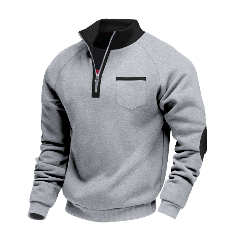 Alpenfeld | Herren-Fleece-Half-Zip-Pullover