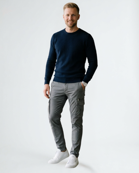 Alpenfeld | Premium Herren-Cargo-Stretchhose (1 Kaufen, 1 GRATIS dazu)
