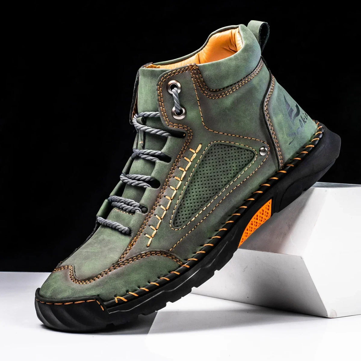 Alpenfeld | St. Moritz Leder High Top Schuhe